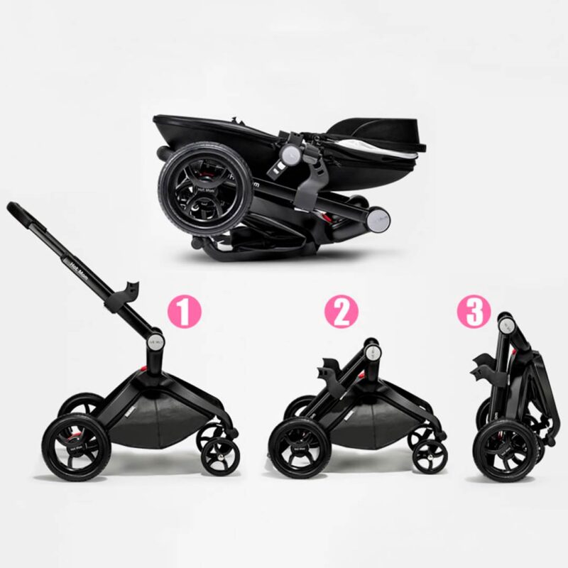 Коляска Hot Mom Baby stroller F22 Black 2 в 1 0+ мес 3