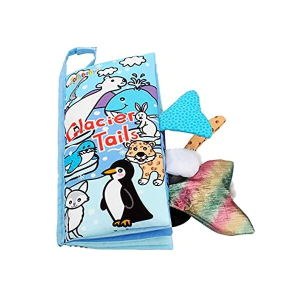 Книжка Шуршалка с хвостиками Jolly Baby Glacier Tails 1