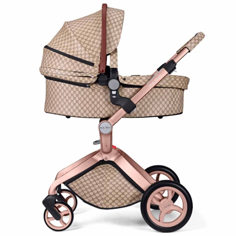 Коляска Hot Mom Baby stroller F22 Gold Coffee 2 в 1 0+ мес 2