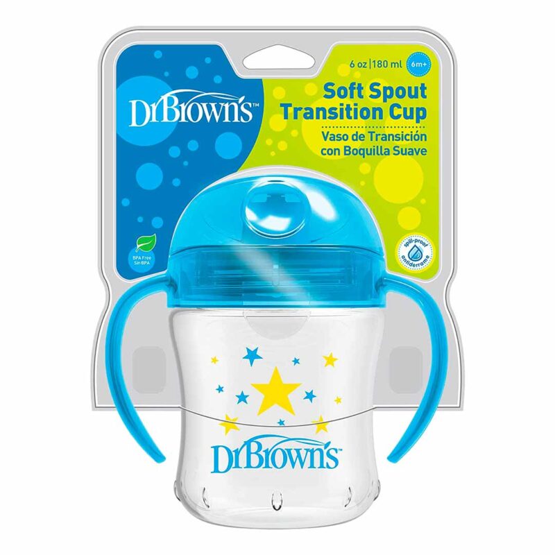 Чашка DrBrown's с мягким носиком и ручками Звездочка Transition Cup 180 мл 6+ мес TC61004-INTL 2