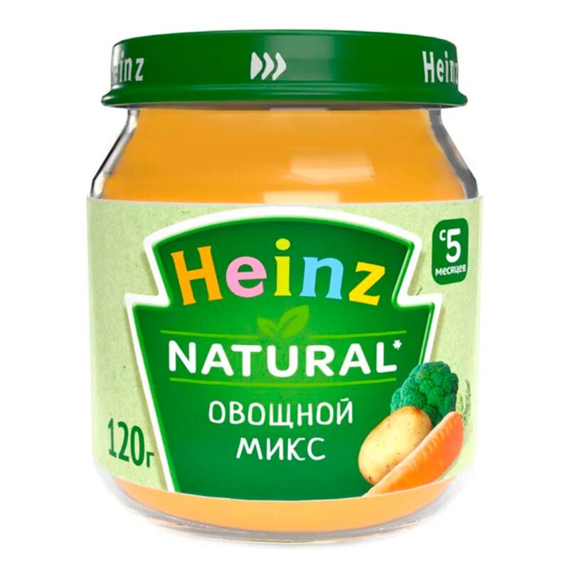 Пюре Heinz овощной микс 120г с 5месяцев 1