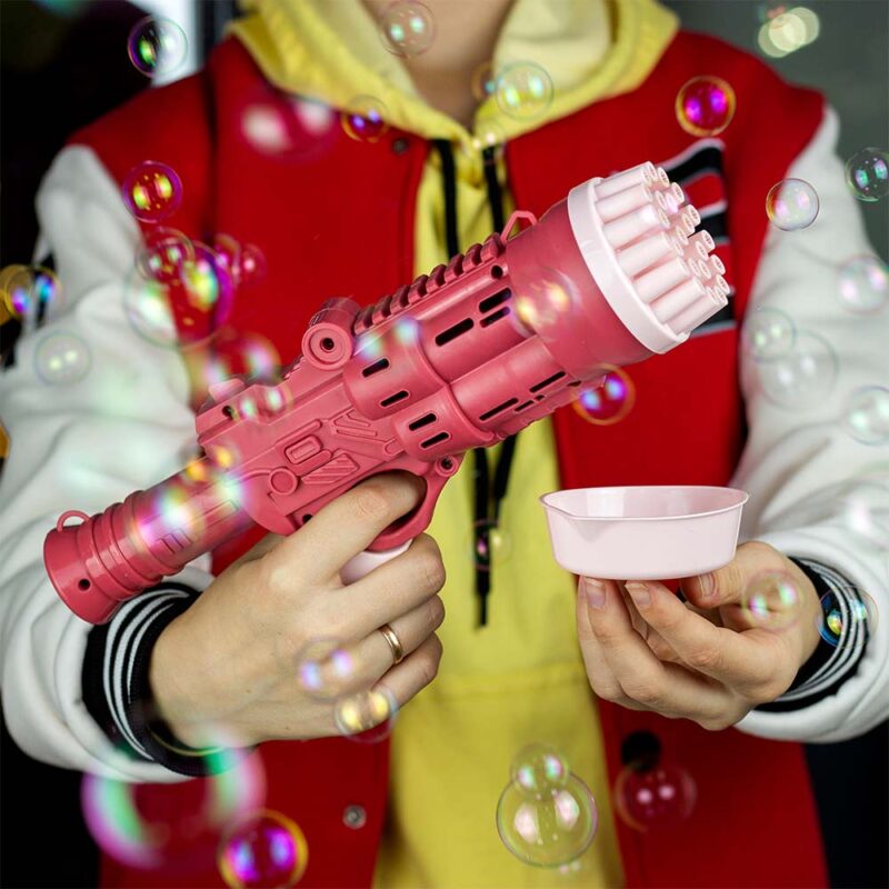 Детский пистолет-генератор мыльных пузырей Bubble 24 Hole 1