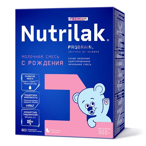 1afe04712f6e5317a0cbc4cfddd11163_040122152041.jpeg Молочная смесь Nutrilak Premium 1 300г c 0месяцев 1