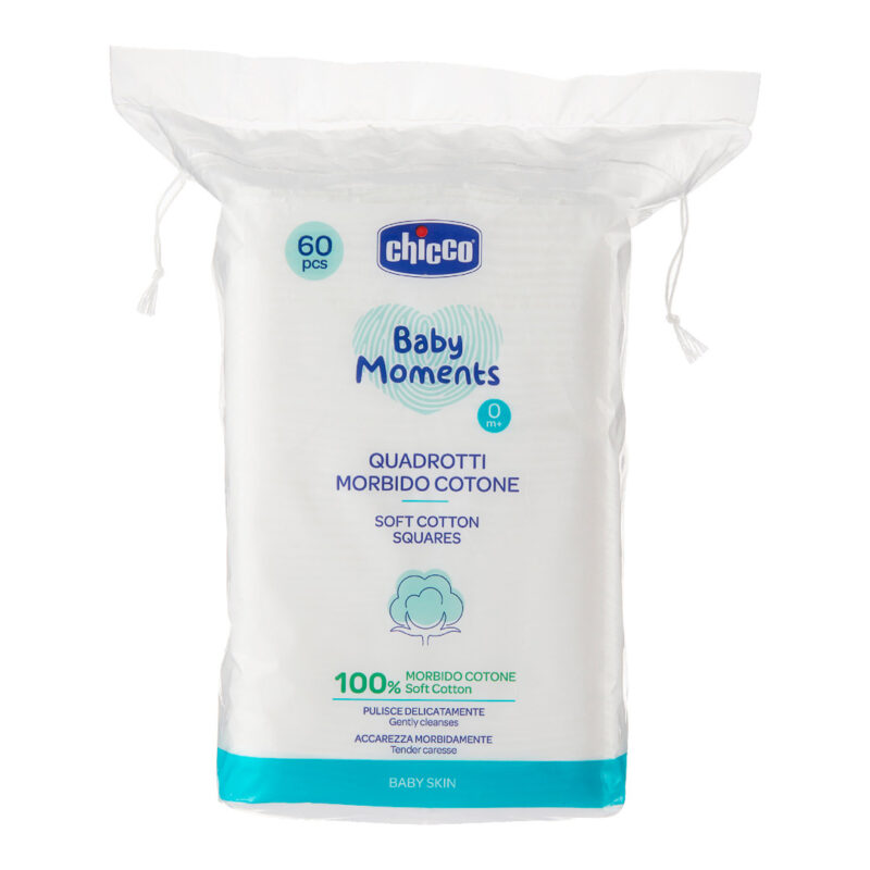 Ватные диски Chicco Baby Moments 60 шт 1