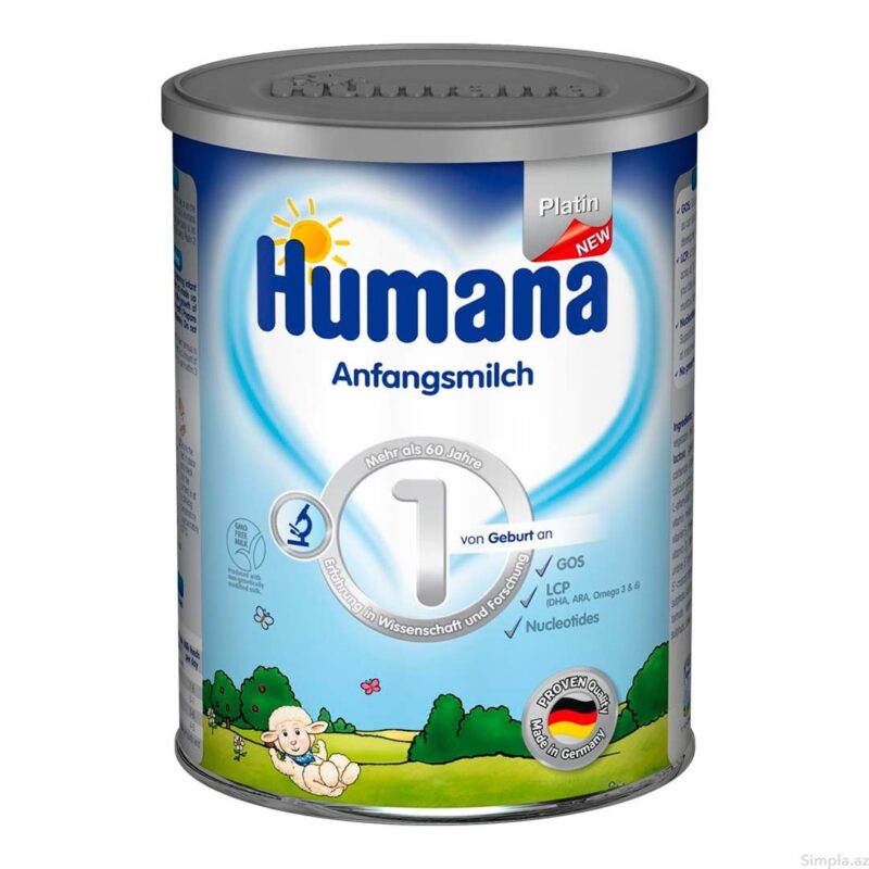 Humana 1 Platin Anfangsmilch 350 гр с 0+ мес 1