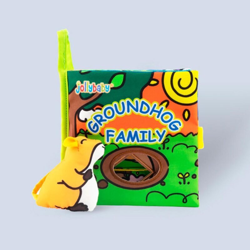 Развивающая книжка шуршалка Groundhog Family 0+ мес 1