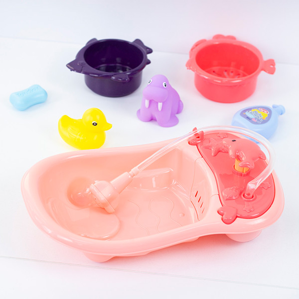 4a81424ab64dce18fafa0bc38454b12d_050722161530.jpeg Набор игрушек для ванной Happy Bath Time ванночка 5 шт 1