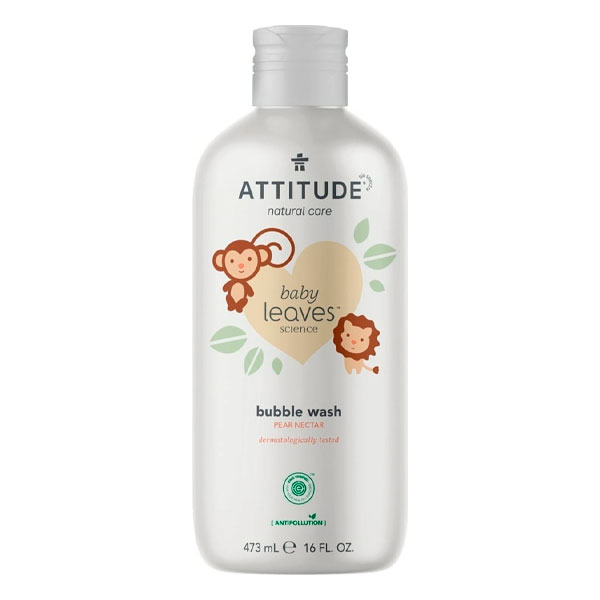 4bf2d7e8e7795d35bd232704a68f501e_080221085112.jpeg ATTITUDE Детская пенка baby leaves bubble wash грушевый нектар 473 мл 1