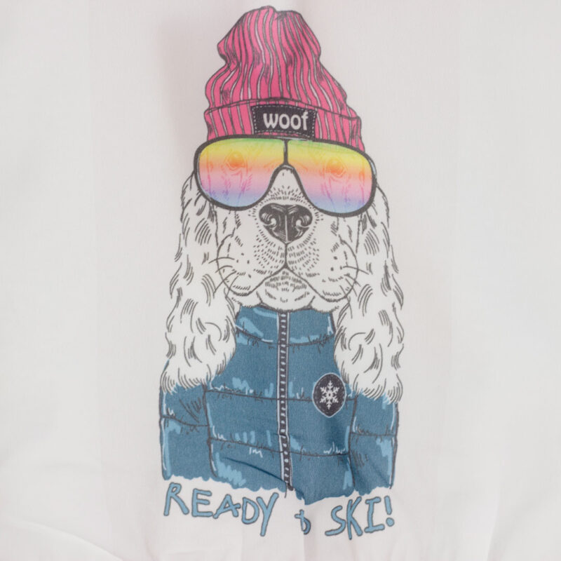 Детская футболка Escabel Ready to Ski dog 2