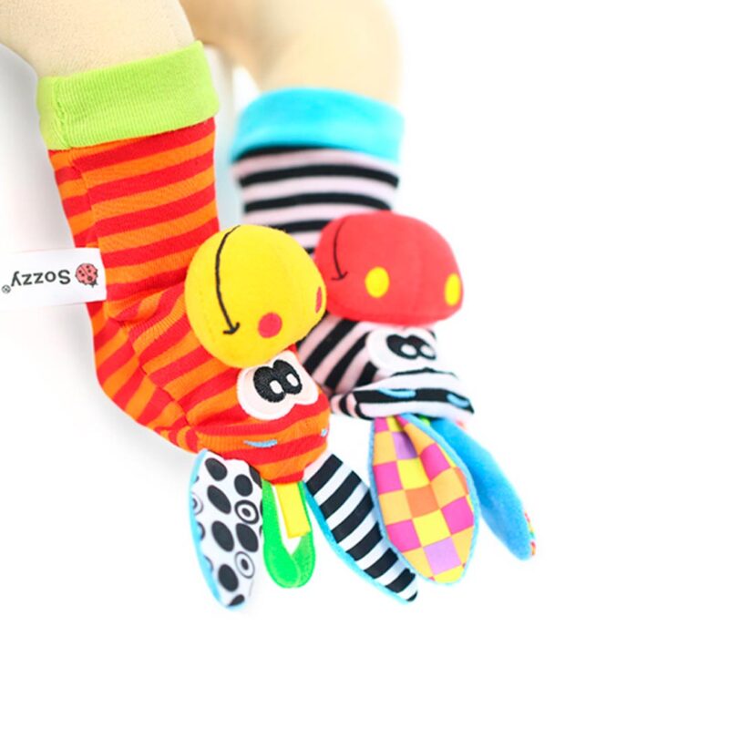 Развивающий комплект носки+браслеты Sozzy Giraffe 2