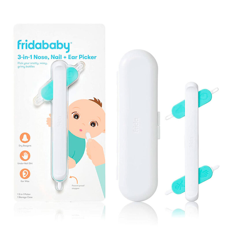Безопасный детский очиститель Fridababy 3в1 для носа, ушей и ногтей 1