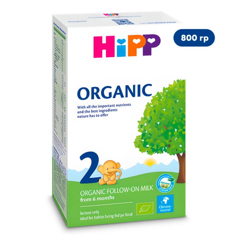 Смесь Hipp 2 Organic 800 гр. 6+ мес. 1