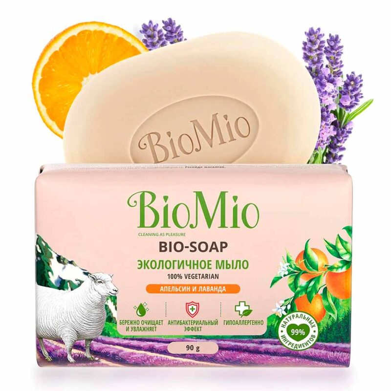 Мыло Bio Mio Апельсин и Лаванда 1