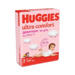 Подгузники Huggies Ultra Comfort 3 (5-9 кг) 94 шт