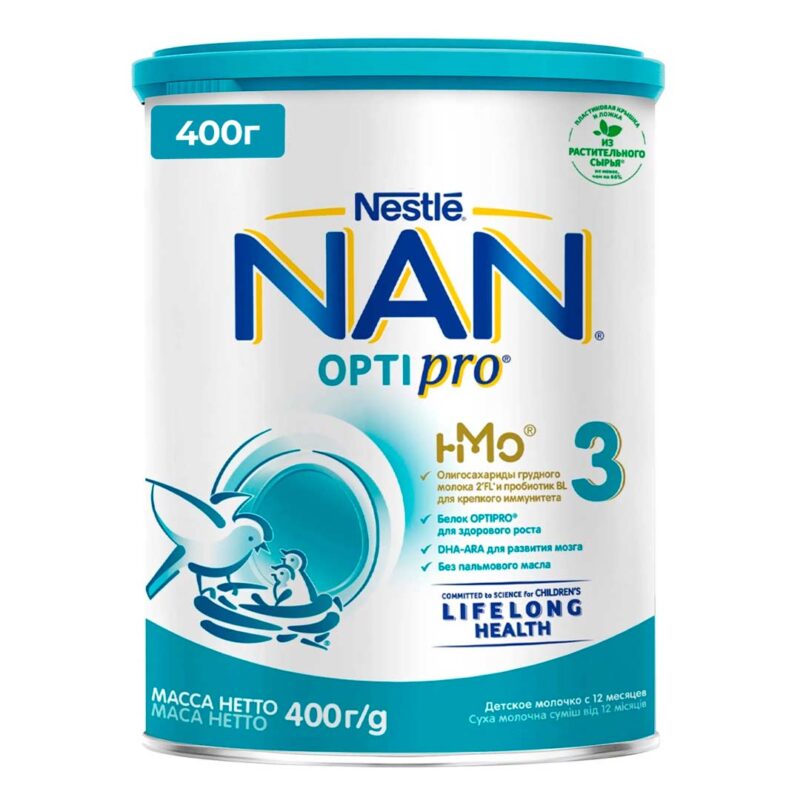 Молочко NAN 3 OPTIPRO 400г с 12+ мес 1