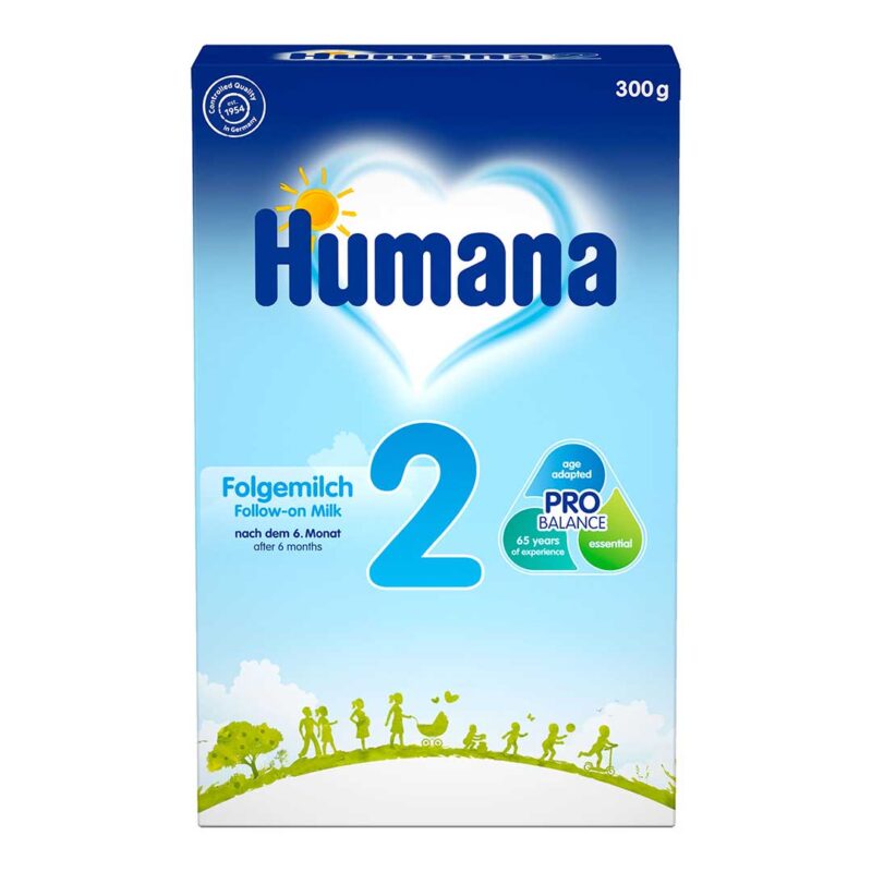 Молочная смесь Humana 2 Folgemilch 300 гр. 6+ мес. 1