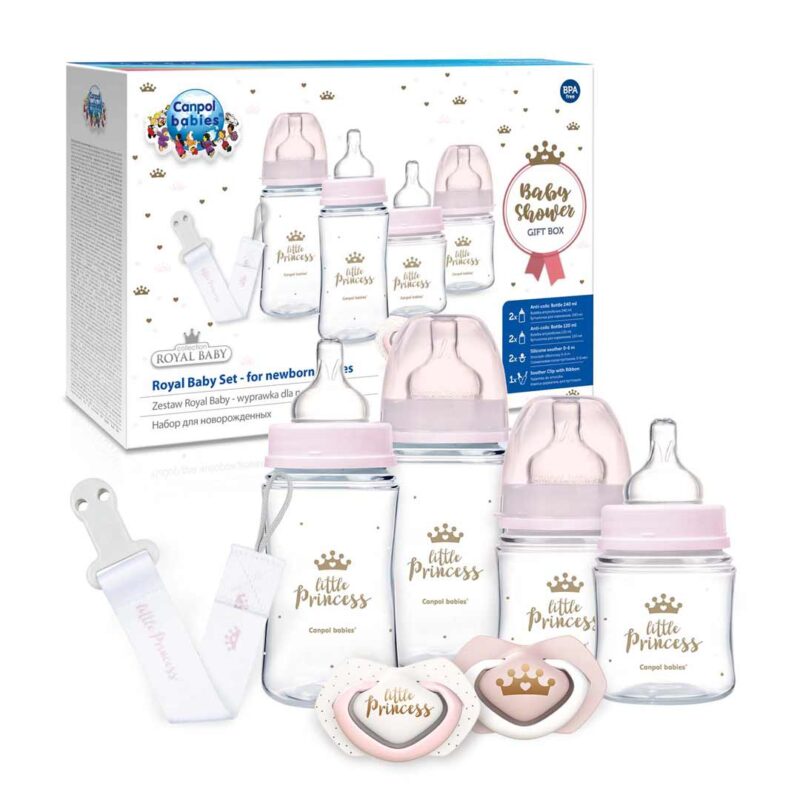 Набор бутылочек Canpol Babies Baby shower 7 предметов Little princess 0+ мес 1