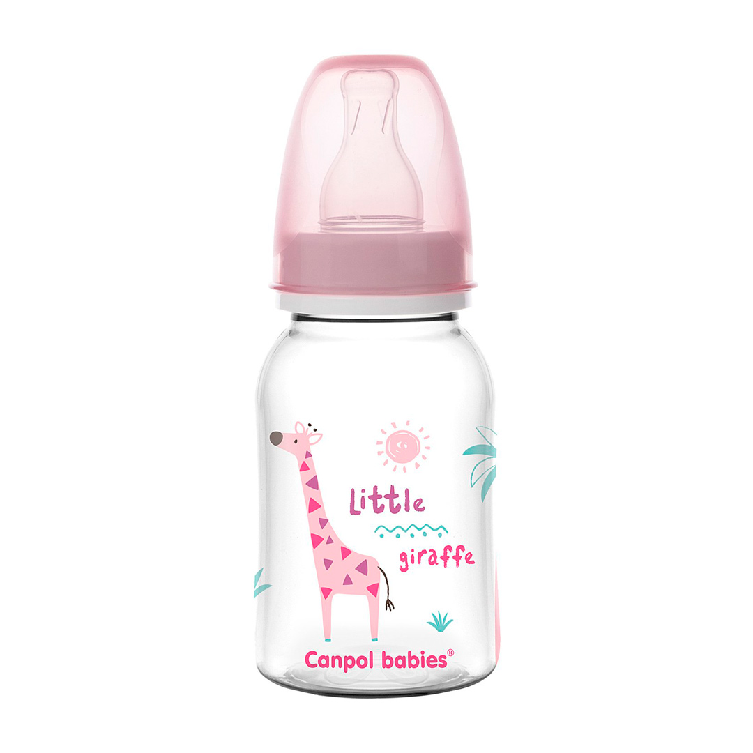 818cd29cbd8f44dc68d37f3b72349fa4_022823124320.jpeg Пластиковая бутылочка Canpol Babies 0+ мес 120 мл жираф 1