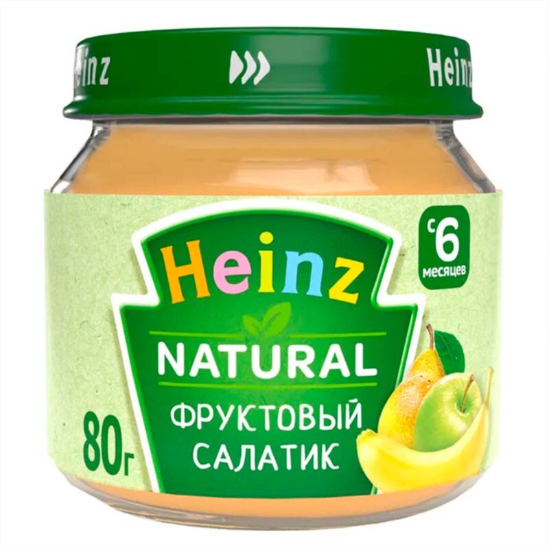 Пюре Heinz фруктовый салатик 6+ мес 80 гр 1