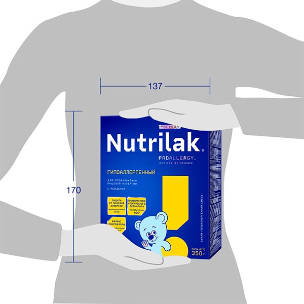 Смесь Nutrilak Premium Гипоаллергенный 350 г с 0мес 4