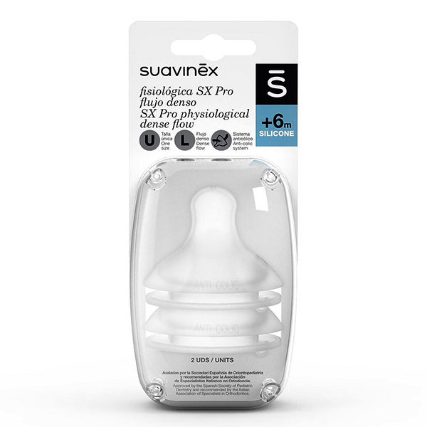 Cоска Suavinex SX Pro 6+ мес 2 шт 1