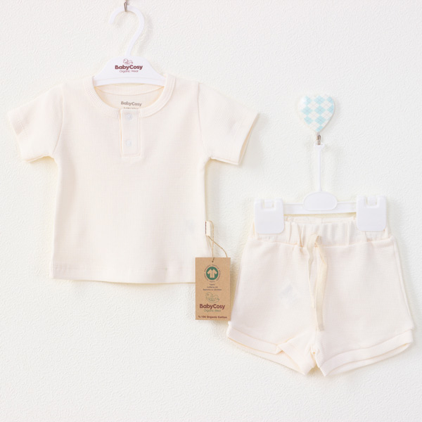 9414a8f5b810972c3c9a0e2860c07532_042622130229.jpeg Детский комплект 2ка BabyCosy шорты+футболка Organic 1