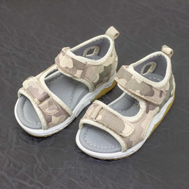 SmallFoot Детские ортопедические сандалии камуфляж 1