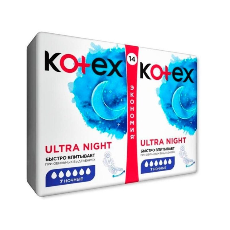 Прокладки Kotex Ultra Ночные 14 шт 1