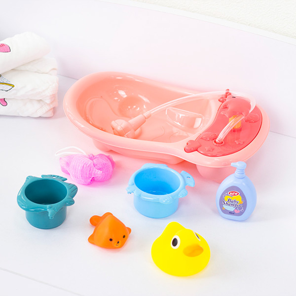 a7016fe9726b4e94cfef606e0ce9a104_050722153905.jpeg Набор игрушек для ванной Happy Bath Time ванночка 5 шт 1