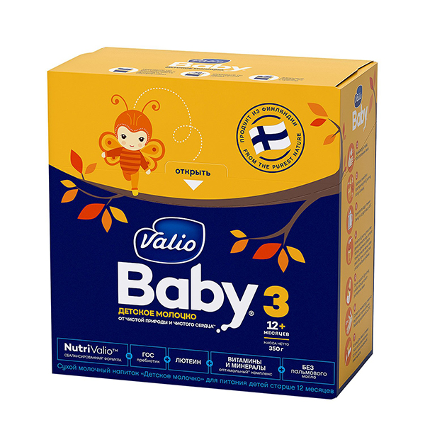cdc679bebbe282e170ab6fe0dca8445e_110720154541.jpeg Смесь Valio сухая молочная Baby 3 350г 12+месяцев 1