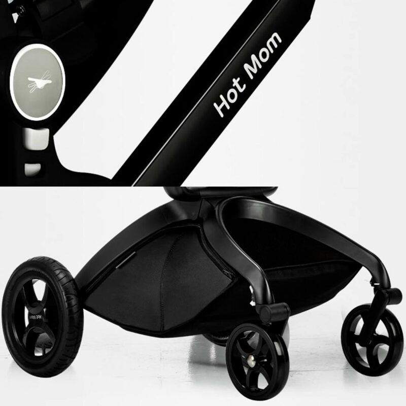 Коляска Hot Mom Baby stroller F22 Black 2 в 1 0+ мес 2