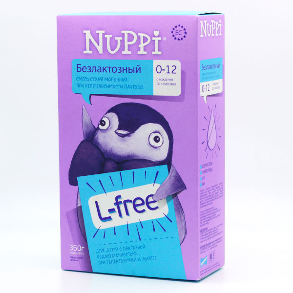 d0096ec6c83575373e3a21d129ff8fef_060621155749.jpeg Смесь Nuppi Безлактозный молочная сухая при непереносимост лактозы 350 г с 0+ мес 1