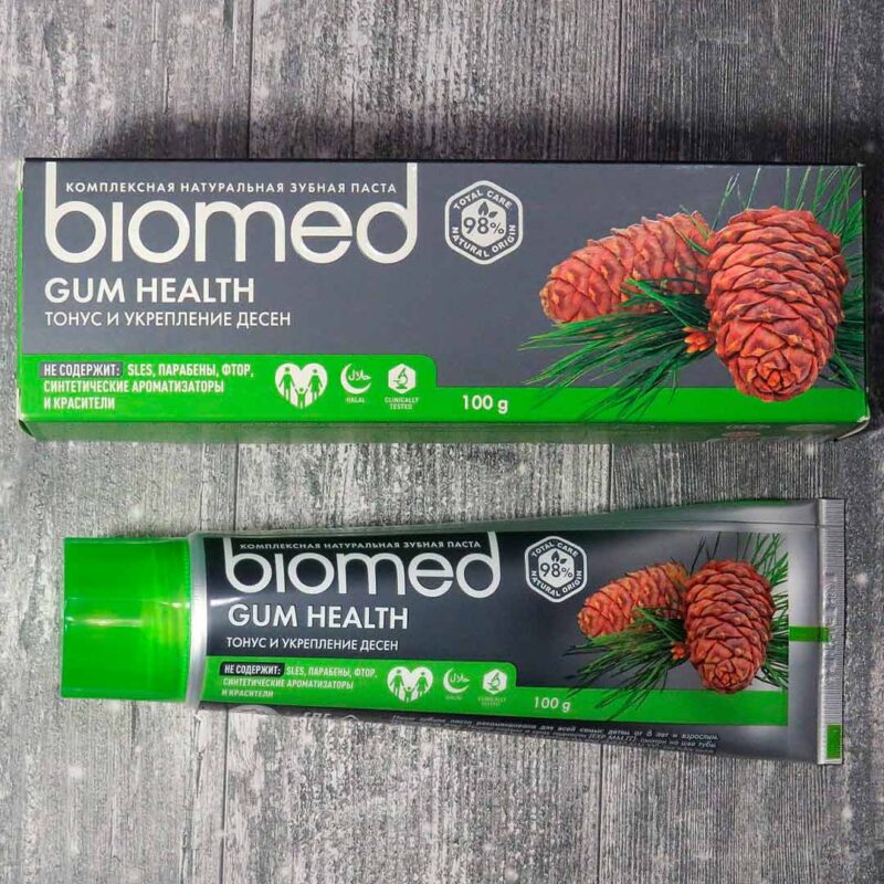 Зубная паста Biomed Gum Health Тонус и укрепления десен 100 мл 6+ лет 1