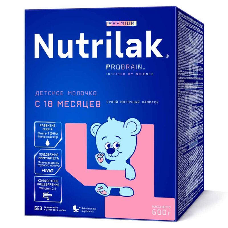 Молочная смесь Nutrilak Premium 4 600 гр с 18+ мес 1
