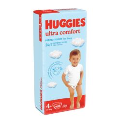 Подгузники Huggies Ultra Comfort 4+ (10-16 кг) 68 шт