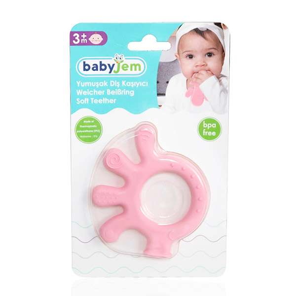 dcefe37717be3641ab9c0407e6c4f7f2_051522114456.jpeg BabyJem Прорезыватель Palm Soft Teether 3+ мес 1