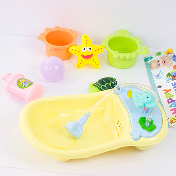 e0588b165923c312cf587ed94df0a638_050722162320.jpeg Набор игрушек для ванной Happy Bath Time ванночка 5 шт 1