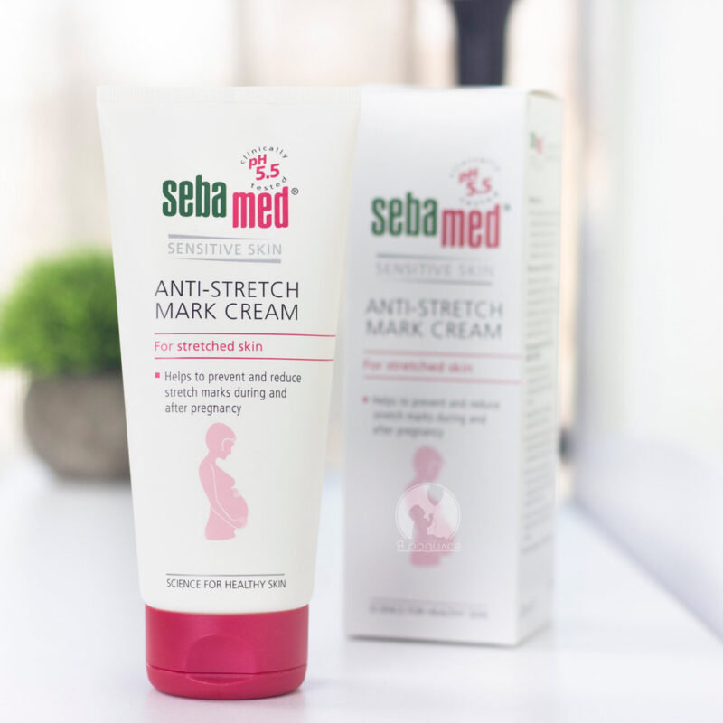 Sebamed Крем против растяжек для мам Sensitive Skin Anti-stretch mark cream 200 мл 1