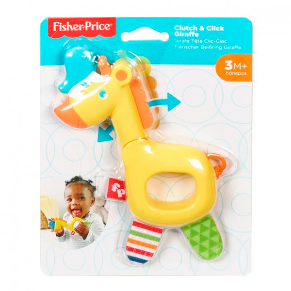 f3ccdd27d2000e3f9255a7e3e2c48800_010821143127.jpeg Прорезыватель погремушка Fisher Price "Тропические друзья" Лошадка 1