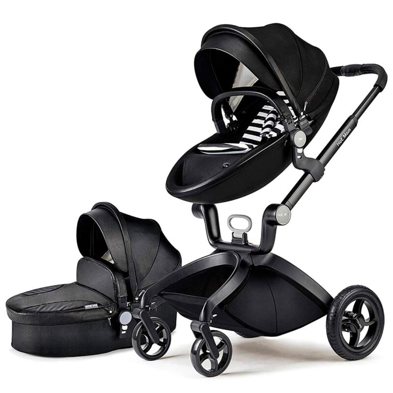 Коляска Hot Mom Baby stroller F22 Black 2 в 1 0+ мес 1