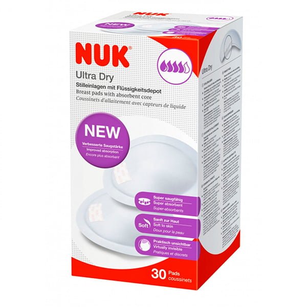 Прокладки NUK Ultra Dry 30шт для груди. 1