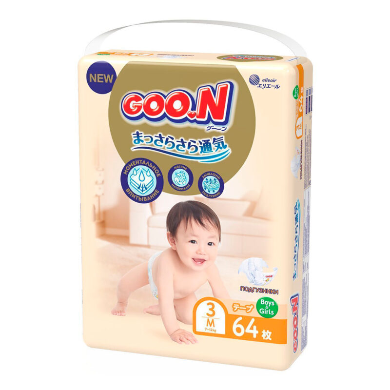 Подгузники Goon Premium Soft M (7-12 кг) 64 шт 1