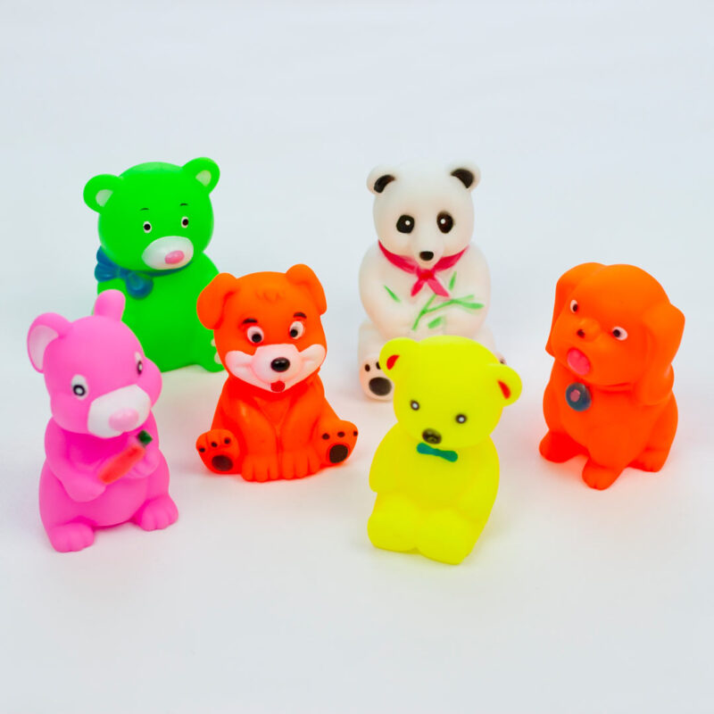 Набор игрушек для ванной mouse & panda 6 шт 1