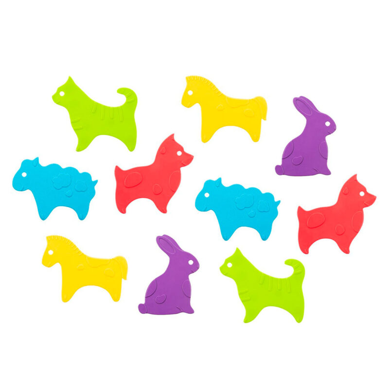 Антискользящие мини-коврики ROXY-KIDS Animals 10 шт 1