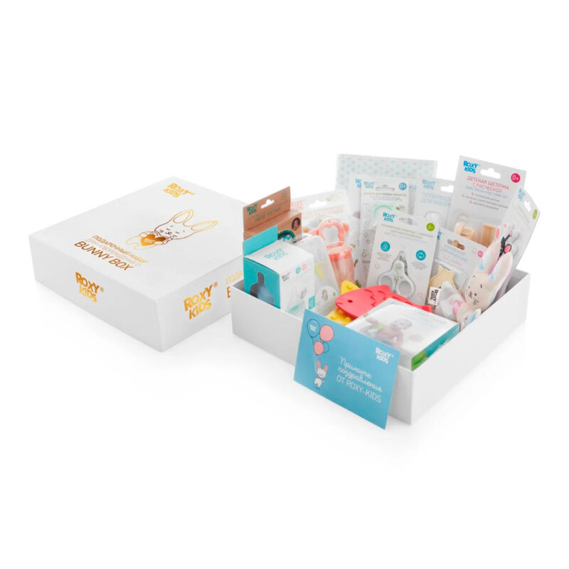 Подарочный набор Bunny box ROXY-KIDS 15 предметов 1