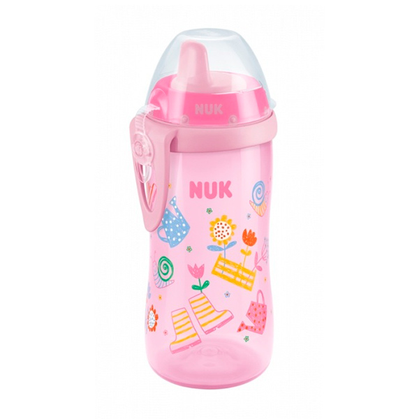 5163617ee94d11844e78ea5ec4178d06_042922121403.jpeg Поильник NUK First Choice Kiddy Cup 300 мл. 12+ мес. Цветочки 1