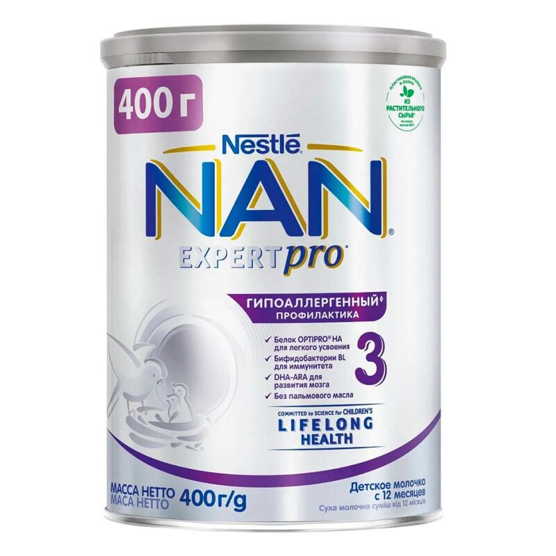 Смесь NAN 3 Гипоаллергенный 400г с 12+ мес 1