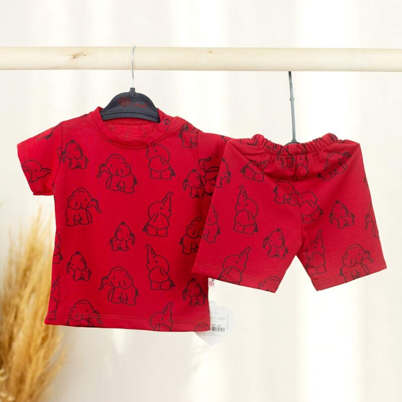 Детский комплект 2ка minilove шорты+футболка Elephant 1