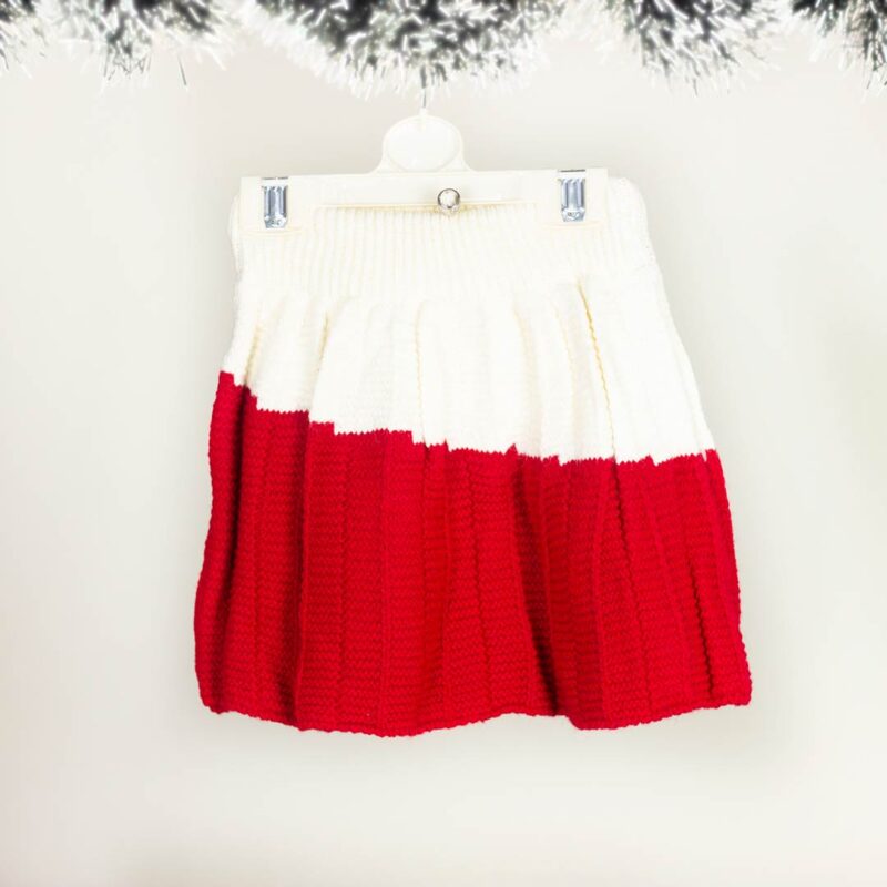 Детский комплект 2ка вязанный Miss Olix Rudolph свитер+юбка 5