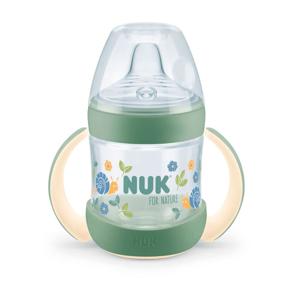 bb718895f4e0d70992c97593804d01fa_062123173252.jpeg Поильник с ручками NUK For Nature 150 мл 6+ мес Улиточки 1